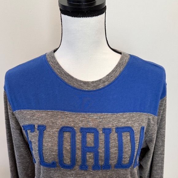Colosseum Athletics Florida Gators Gray and Blue Long Sleeve Shirt Size Small - Picture 5 of 8